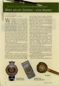 2005 article on Rotary, by Wolfgang Ziegler