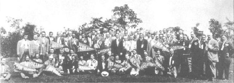 1910 Convention Delegates. Click to enlarge